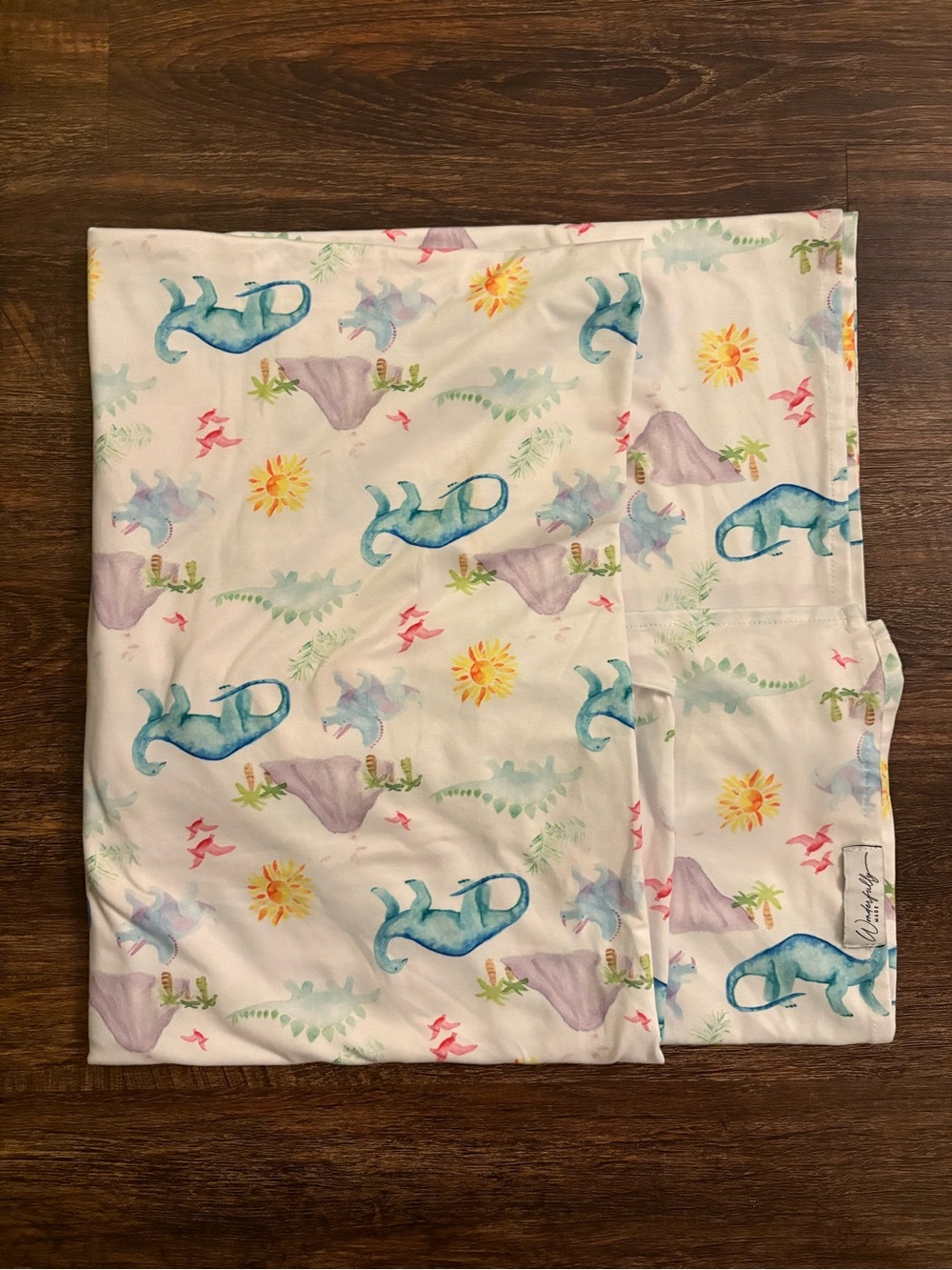 Wonderfully Made Dino Print Swaddle Blanket